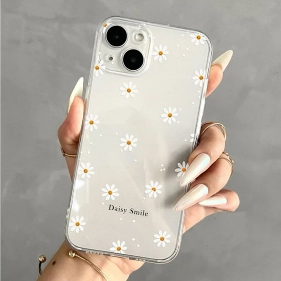 ⚠️Clearance🫧iPhone 13/Pro/Pro Max Clear Floral Phone Case - Picture 1 of 3